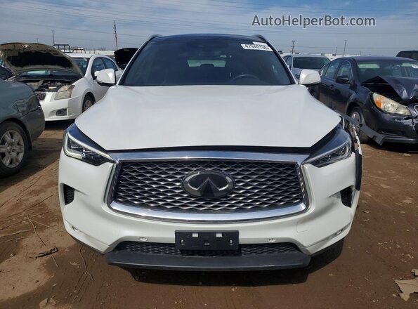 3PCAJ5DB0PF106437 2023 INFINITI QX50 White Вид спереду