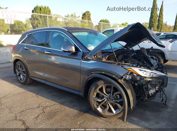 3PCAJ5DBXMF107140 2021 INFINITI QX50 Серый Вид задней части салона