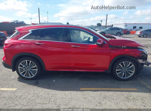 3PCAJ5DBXPF123360 2023 INFINITI QX50 Красный Вид задней части салона
