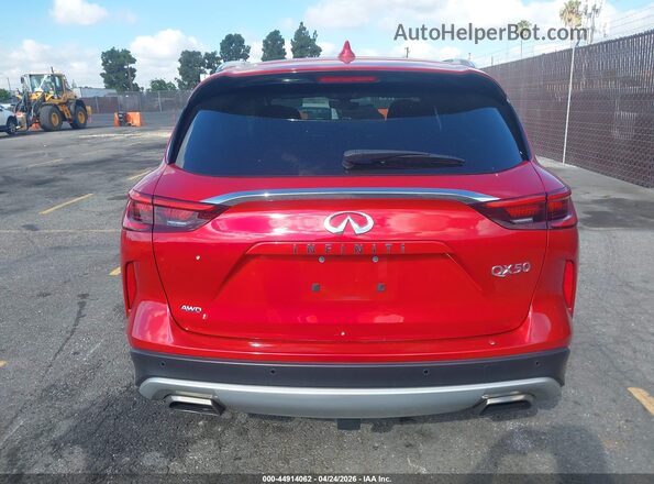 3PCAJ5DBXPF123360 2023 INFINITI QX50 Красный 