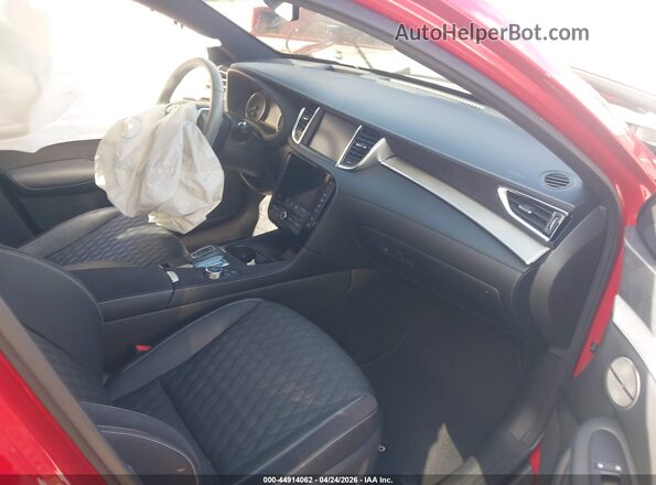 3PCAJ5DBXPF123360 2023 INFINITI QX50 Красный Вид салона спереди