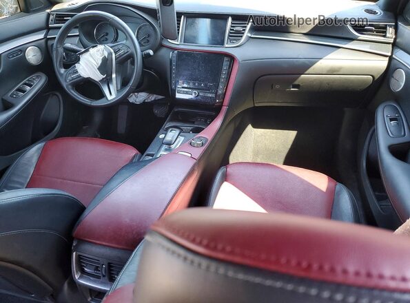 3PCAJ5FB0RF110469 2024 INFINITI QX50 Blue Widok deski rozdzielczej