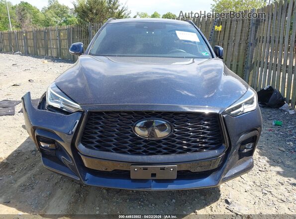 3PCAJ5FB2RF108206 2024 INFINITI QX50 Dark Blue Вид щитка приладів