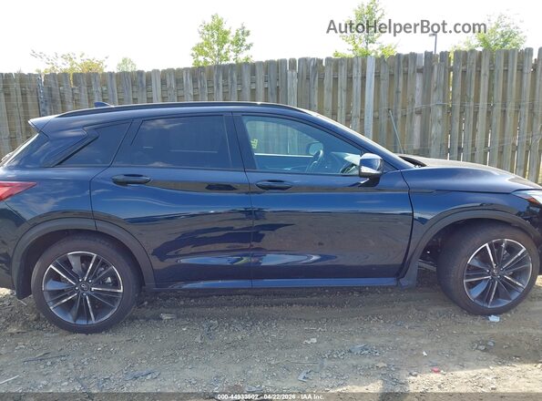 3PCAJ5FB2RF108206 2024 INFINITI QX50 Dark Blue Вид задньої частини салону