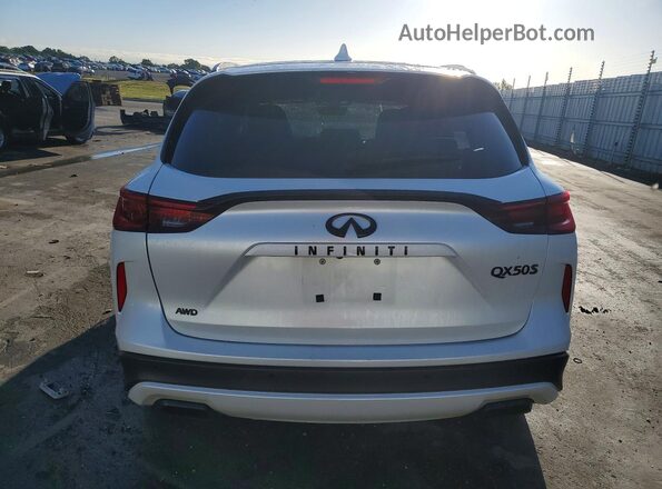 3PCAJ5FB6RF110993 2024 INFINITI QX50 White Widok z tyłu