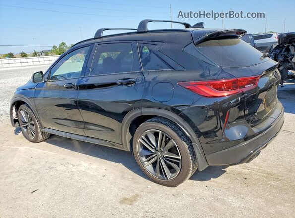3PCAJ5FB6SF107050 2025 INFINITI QX50 Black Rear left
