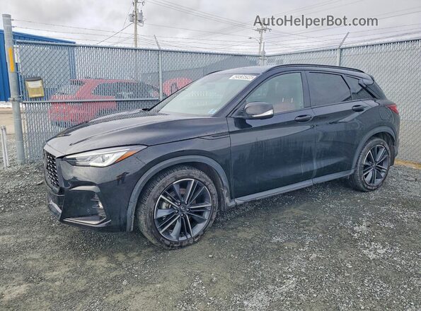 3PCAJ5FB8SF113142 2025 INFINITI QX50 Black Vista tres cuartos delantera izquierda