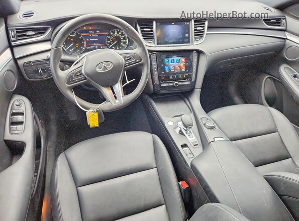 3PCAJ5J36NF111118 2022 INFINITI QX55 Blue Вид панелі приладів