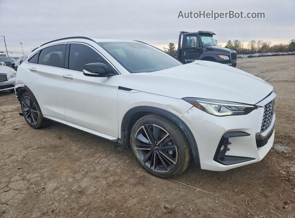 3PCAJ5JR4SF100800 2025 INFINITI QX55 White წინა მარჯვენა