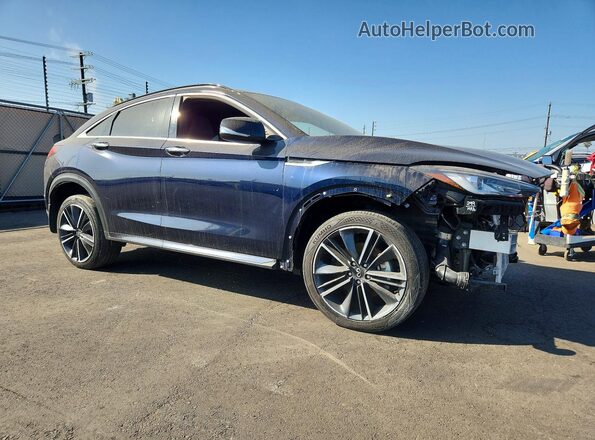 3PCAJ5JR4SF102675 2025 INFINITI QX55 Синий Передняя правая четверть