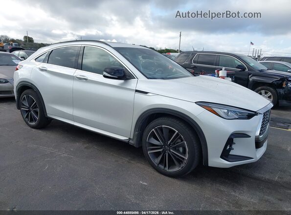 3PCAJ5JR6SF108591 2025 INFINITI QX55 Белый Передняя правая четверть