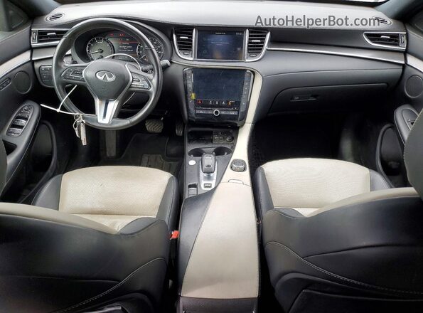 3PCAJ5JRXRF110418 2024 INFINITI QX55 Black Dashboard view