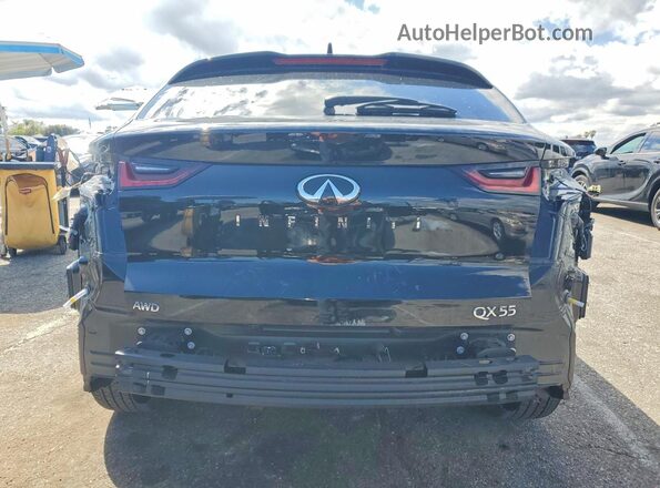 3PCAJ5LRXSF108252 2025 INFINITI QX55 Черный Вид сзади