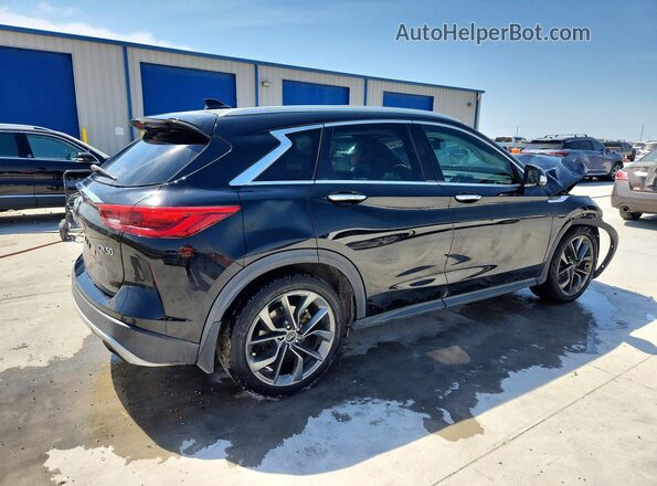 3PCAJ5M10KF124453 2019 INFINITI QX50 Black Задня права чверть