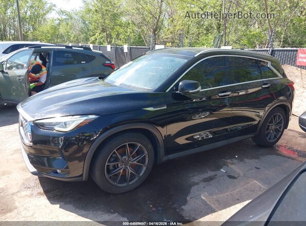 3PCAJ5M14KF124102 2019 INFINITI QX50 Black სალონის 360-გრადუსიანი ხედი