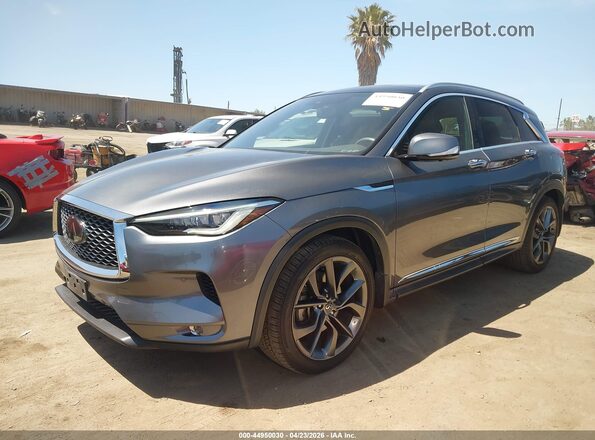 3PCAJ5M15KF145475 2019 INFINITI QX50 Gray Передня ліва чверть
