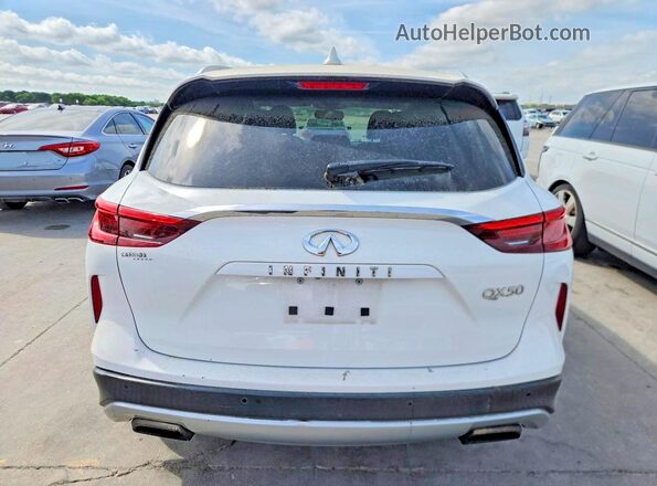 3PCAJ5M16KF130953 2019 INFINITI QX50 Белый Вид сзади