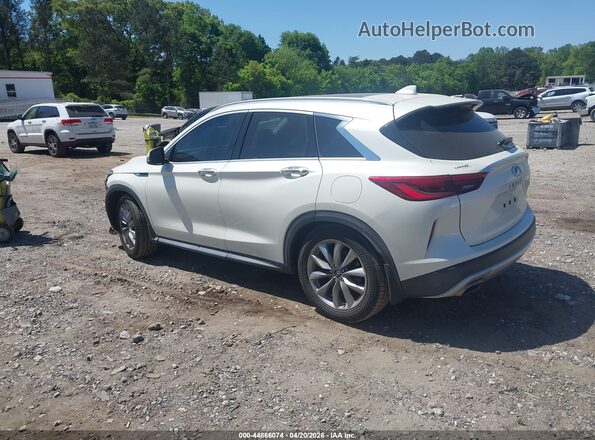 3PCAJ5M18LF101567 2020 INFINITI QX50 Белый Задняя левая четверть
