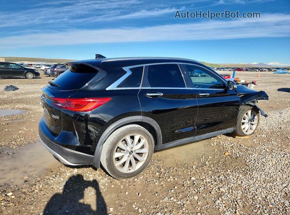 3PCAJ5M30KF112773 2019 INFINITI QX50 Черный Задняя правая четверть