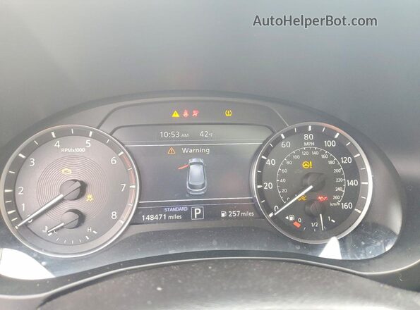 3PCAJ5M33KF104358 2019 INFINITI QX50 Белый Вид щитка приборов