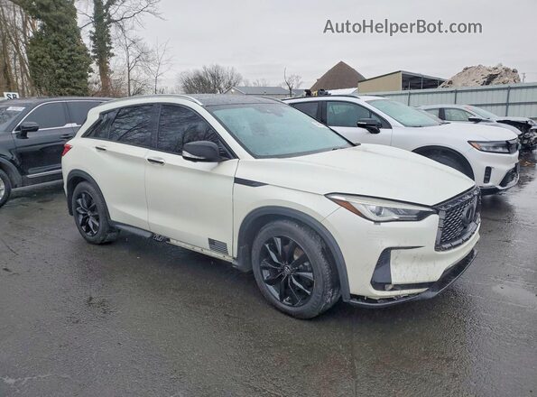 3PCAJ5M33KF104358 2019 INFINITI QX50 Белый Передняя правая четверть