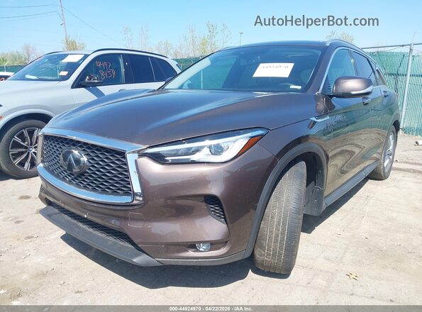 3PCAJ5M34KF139703 2019 INFINITI QX50 Brown Vista frontal