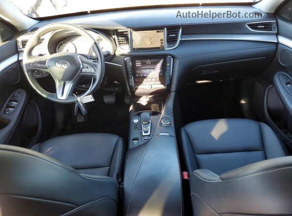 3PCAJ5M38LF111355 2020 INFINITI QX50 Gray Widok deski rozdzielczej