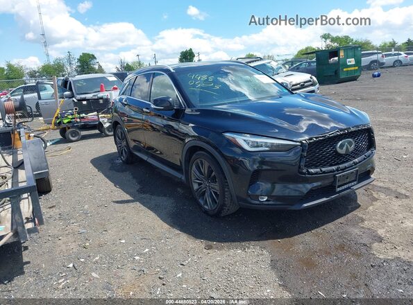 3PCAJ5M3XLF118016 2020 INFINITI QX50 Черный Передняя правая четверть