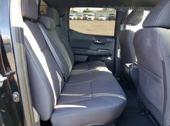 3TMBZ5DN5KM017619 2019 TOYOTA TACOMA Black Vista de los asientos traseros