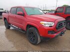 2021 Toyota Tacoma Sr Red vin: 3TYAX5GN3MT031927