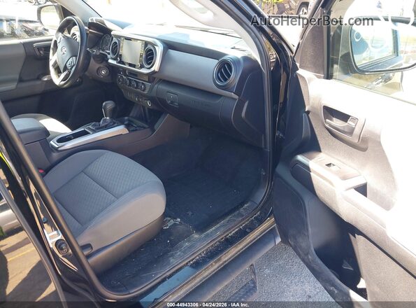 3TYCZ5ANXNT070897 2022 TOYOTA TACOMA Black წინა სალონის ხედი