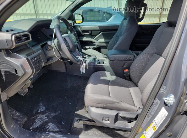 3TYKB5FN7ST029972 2025 TOYOTA TACOMA Gray Widok wnętrza z przodu