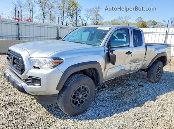 3TYRX5GN5NT059751 2022 TOYOTA TACOMA Серебряный Передняя левая четверть
