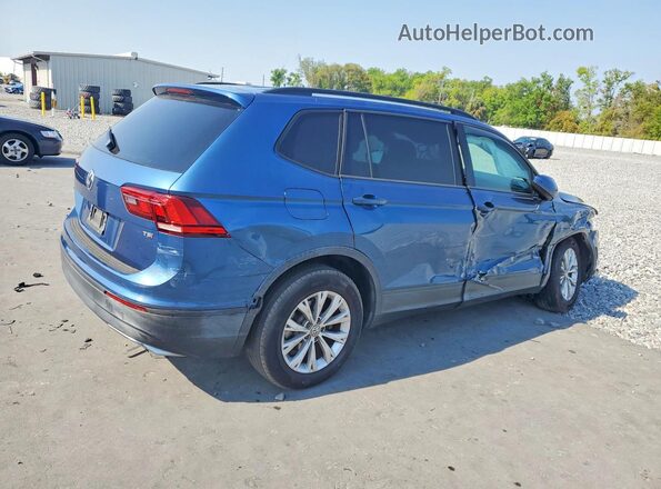 3VV1B7AX1JM021426 2018 VOLKSWAGEN TIGUAN Синий Задняя правая четверть