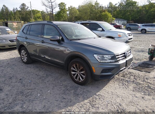 3VV1B7AX1JM060680 2018 VOLKSWAGEN TIGUAN Gray Передня права чверть