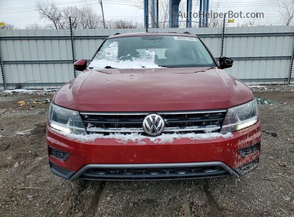 3VV2B7AX2JM219856 2018 VOLKSWAGEN TIGUAN Красный Вид спереди