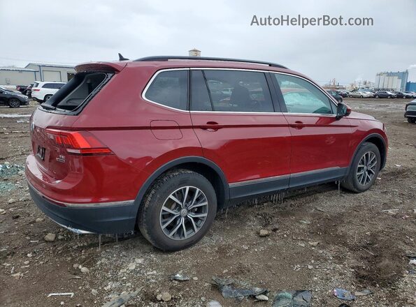 3VV2B7AX2JM219856 2018 VOLKSWAGEN TIGUAN Красный Задняя правая четверть