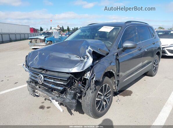 3VV2B7AX3MM049933 2021 VOLKSWAGEN TIGUAN Серый Передняя левая четверть