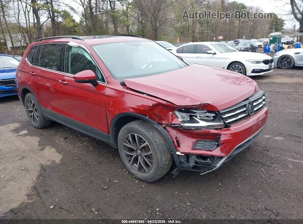 3VV2B7AX4KM012550 2019 VOLKSWAGEN TIGUAN Красный Передняя правая четверть