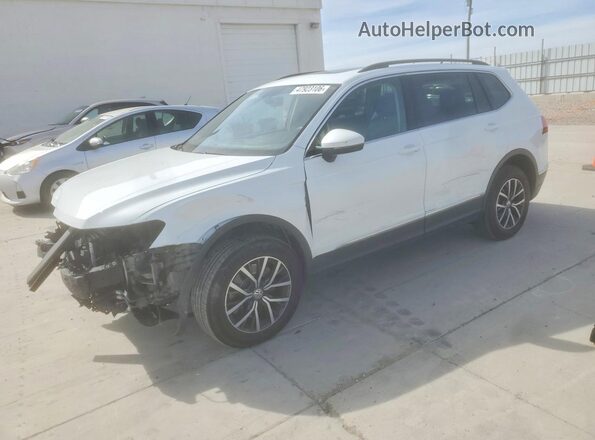 3VV2B7AX5LM020626 2020 VOLKSWAGEN TIGUAN White წინა მარცხენა ხედი სამი მეოთხედიდან