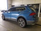 2018 Volkswagen Tiguan Se Синий vin: 3VV2B7AX6JM066110