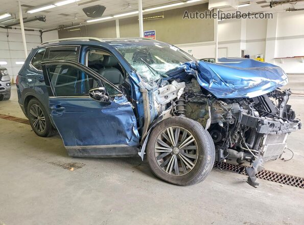 3VV2B7AX6JM066110 2018 VOLKSWAGEN TIGUAN Синий Передняя правая четверть