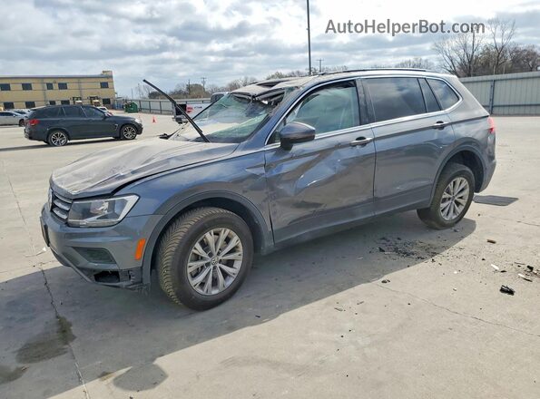 3VV2B7AX6KM080610 2019 VOLKSWAGEN TIGUAN Серый Передняя левая четверть