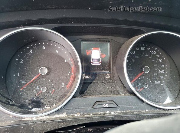 3VV2B7AX6KM080610 2019 VOLKSWAGEN TIGUAN Серый Вид щитка приборов