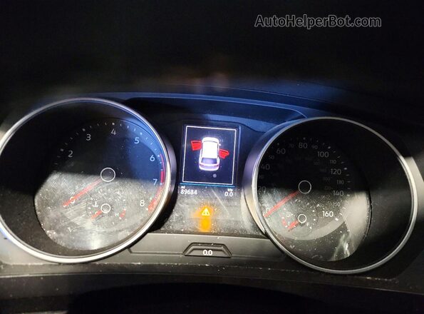 3VV2B7AX7KM137252 2019 VOLKSWAGEN TIGUAN Silver Widok zestawu wskaźników