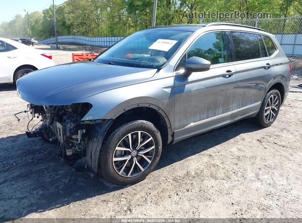 3VV3B7AX0MM001195 2021 VOLKSWAGEN TIGUAN Серый Передняя левая четверть