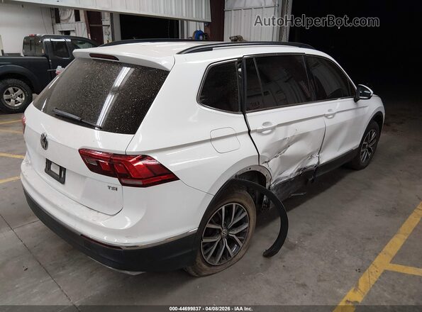 3VV3B7AX1JM033844 2018 VOLKSWAGEN TIGUAN Белый Задняя правая четверть
