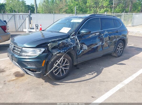 3VV3B7AX2KM144047 2019 VOLKSWAGEN TIGUAN Зеленый Передняя левая четверть