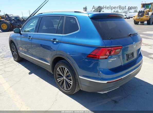 3VV3B7AX3KM062229 2019 VOLKSWAGEN TIGUAN Blue Rear left