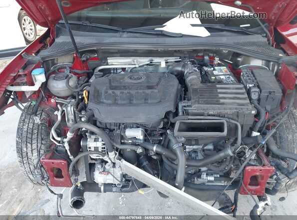 3VV3B7AX5MM051574 2021 VOLKSWAGEN TIGUAN Red Widok z tyłu